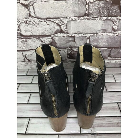 Josef Seibel Black Leather Zip High Heel Ankle Boots Women’s Sz 41EU/10.5M 87901 - Picture 7 of 16